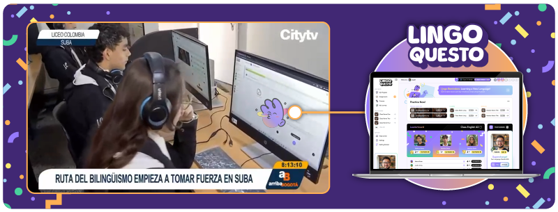 LingoQuesto: herramienta esencial en la ruta de bilingüismo de los colegios de Bogotá